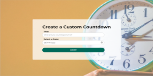 Custom Countdown thumbnail